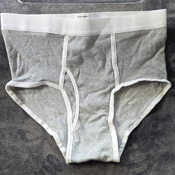 American Apparel Other - Gray Briefs with Elastic Waistband and Soft Stretchy Fabric